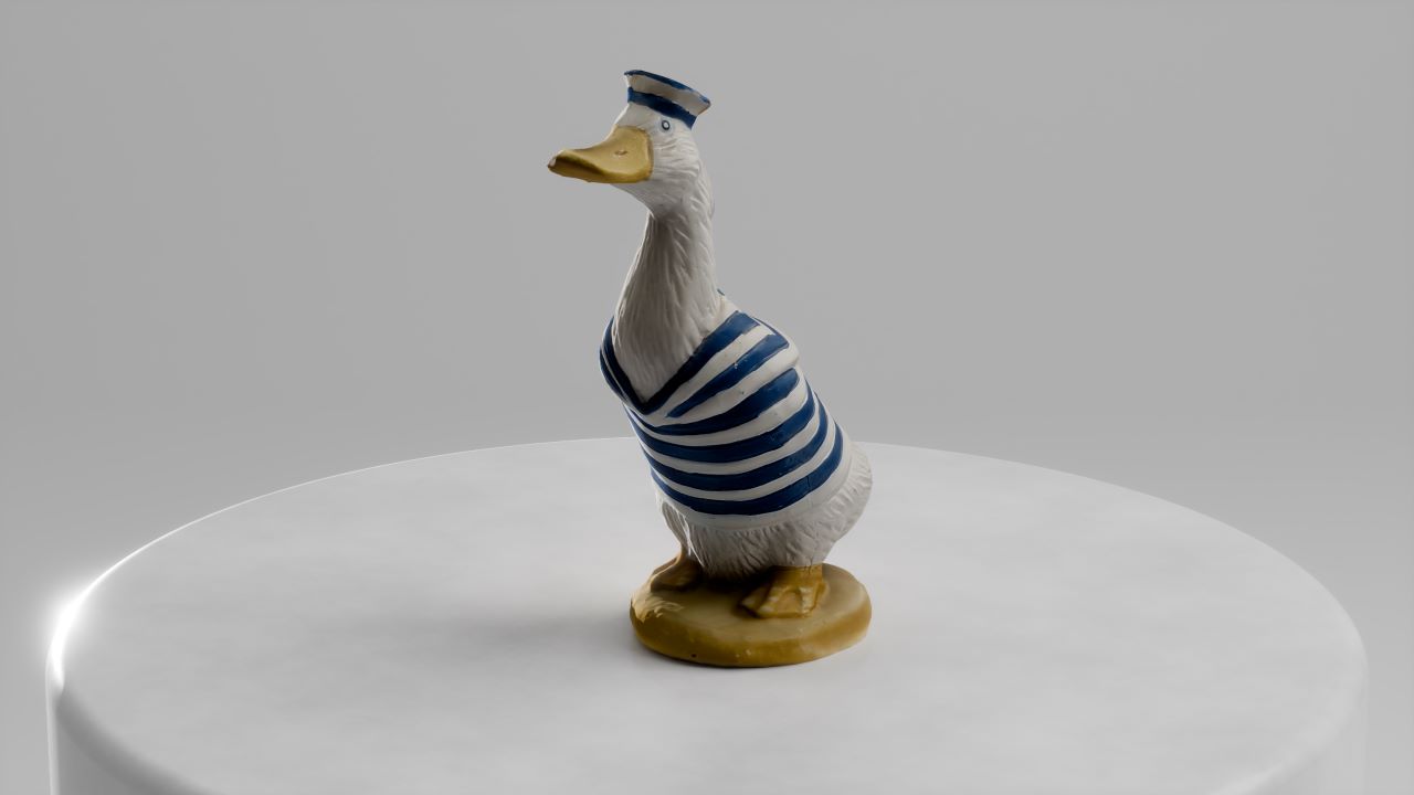 Photogrammetry Duck Figurine 4